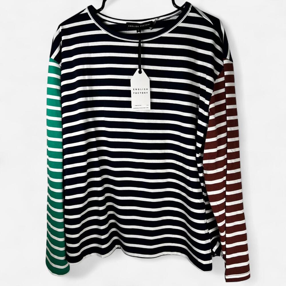 English Factory - Women’s Colorblock Shirt - Size Large
